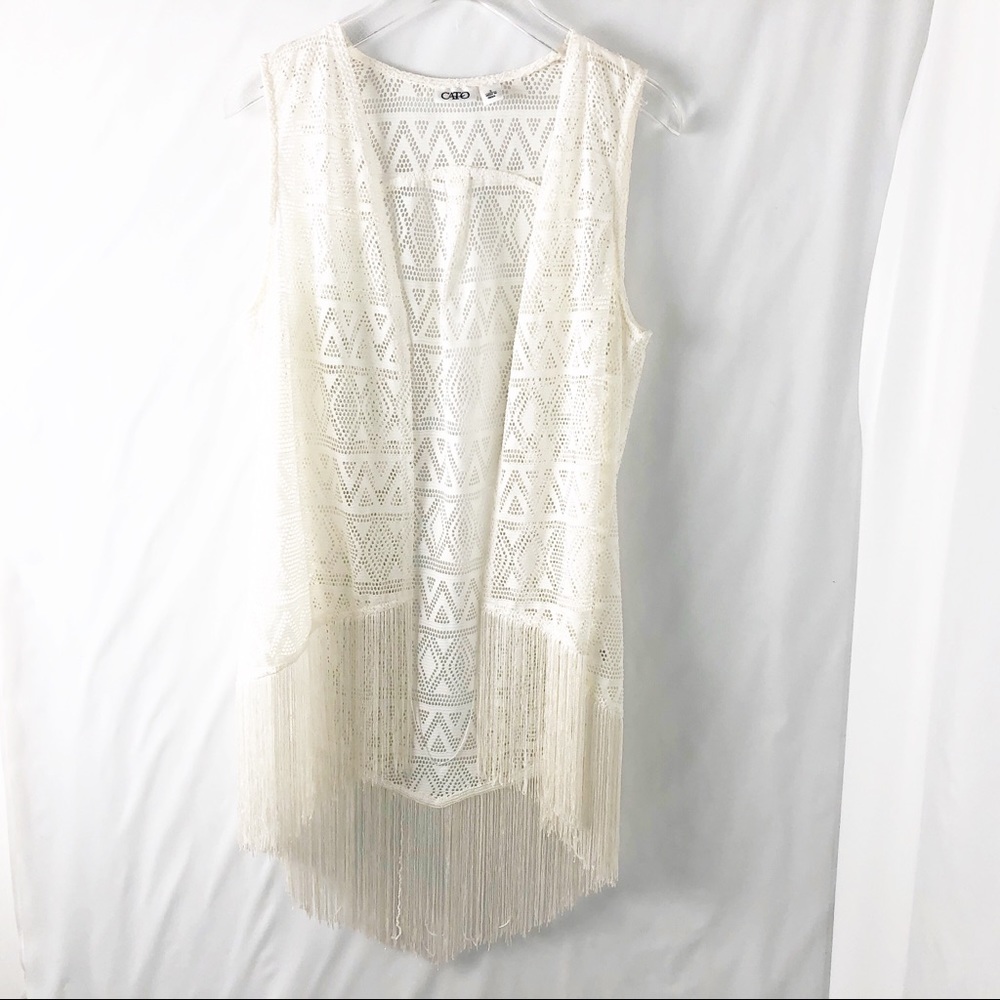 Cato vest with tassels
